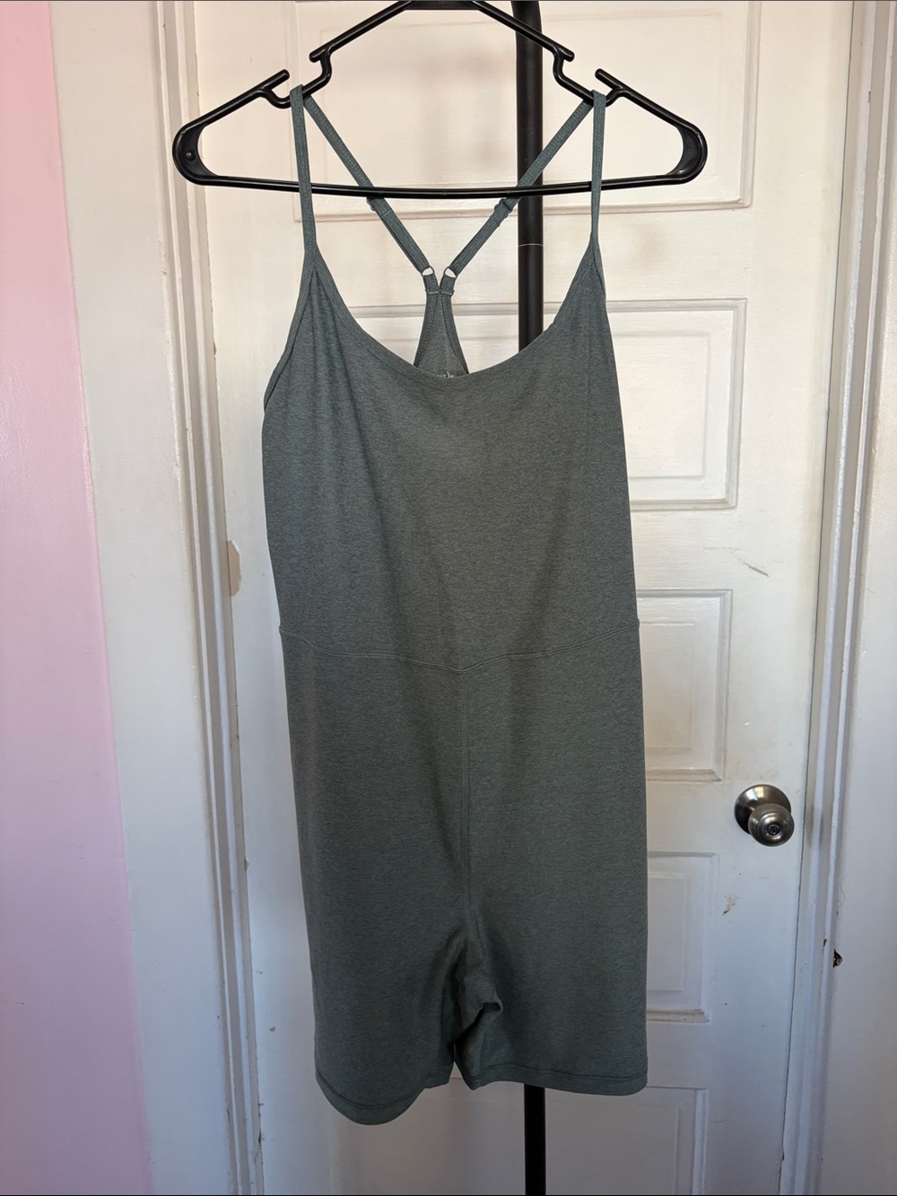 Old Navy Active Heather Green Tank Top